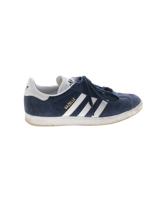 adidas Shoes - Adidas Gazelle Navy Suede Sneakers with White Stripes